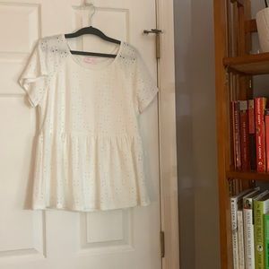 Pink Lily lace top